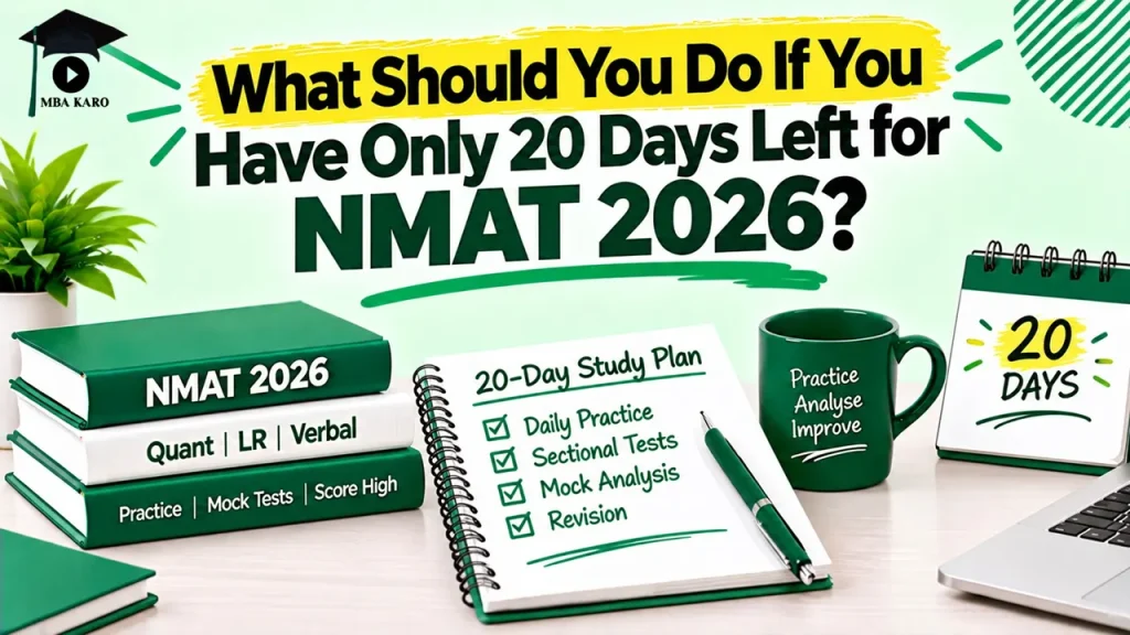 NMAT 2026 Last 20 Days Strategy MBA KARO
