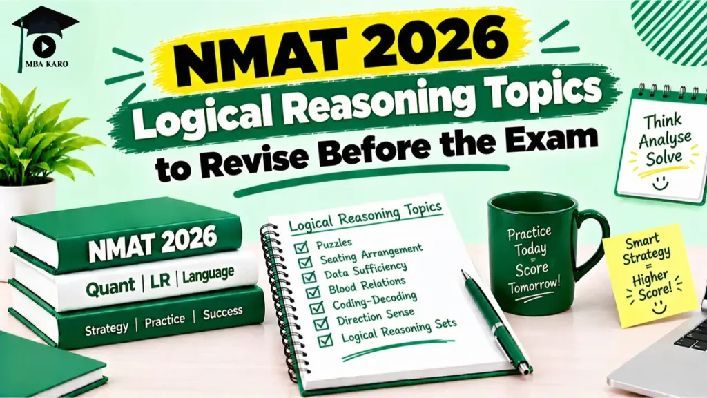 NMAT 2026 Logical Reasoning Revision Topics MBA KARO