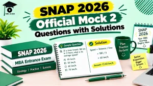 SNAP 2026 Official Mock 2 MBA KARO