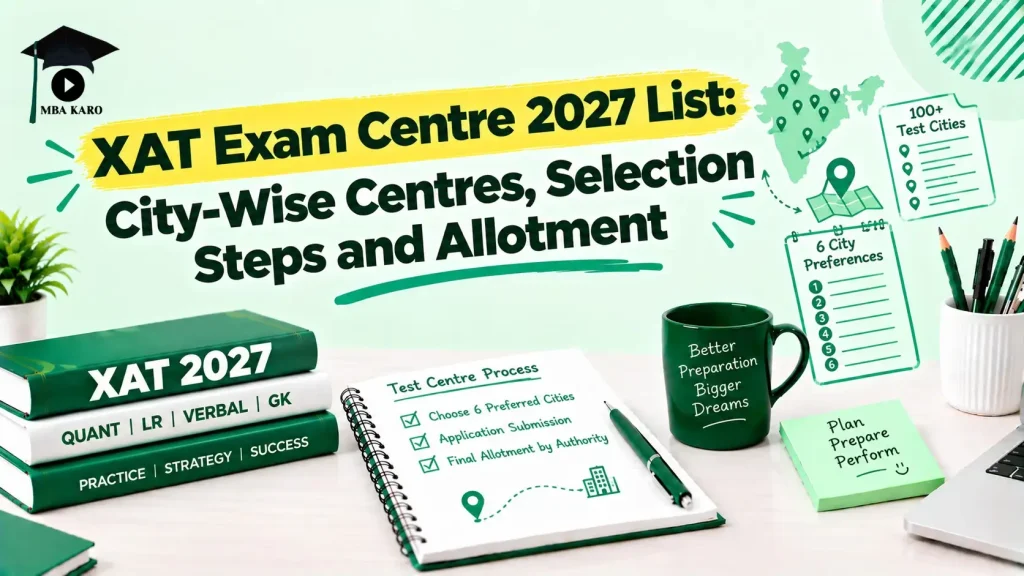 XAT Exam Centre 2027 MBA KARO