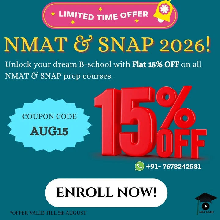 NMAT & SNAP 2026 MBA KARO